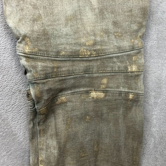 Smoke Rise Mens Biker Jeans Size 42x32 Slim Straight Streetwear Grunge Retro - Picture 13 of 15